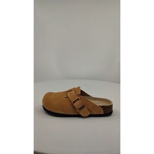 Quince Suede Clog Mule in Tan